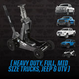 PRO EAGLE 3 TON BIG WHEEL OFF ROAD JACK "KRATOS"