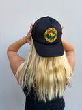 Legacy Surf Rasta Trucker Hat Black Panel