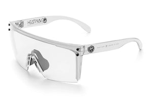 Heatwave Visuals LAZER FACE GLASSES: VAPOR CLEAR FRAME CLEAR ANTI FOG LENS Z87