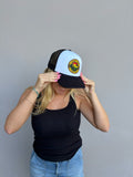 Legacy Surf Rasta Trucker Hat White Panel