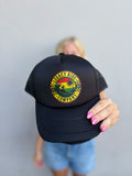 Legacy Surf Rasta Trucker Hat Black Panel