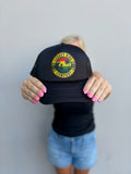 Legacy Surf Rasta Trucker Hat Black Panel