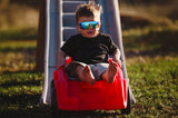 KIDS LAZER FACE SUNGLASSES: STARS AND STRIPES
