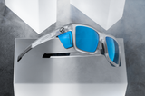 PERFORMANCE VISE XL SUNGLASSES: VAPOR FROST FRAME COASTAL LENS Z87+