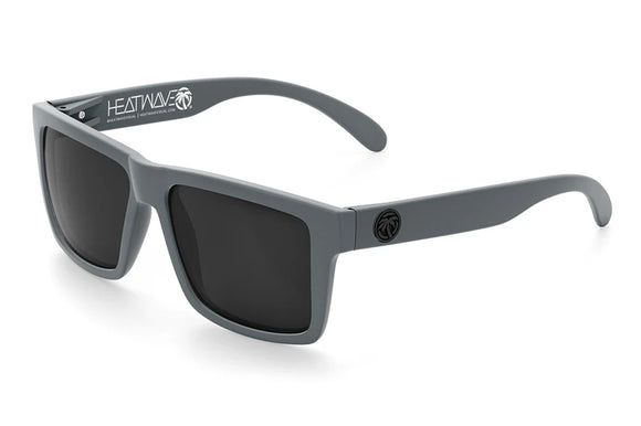 Heatwave Vise SATIN GREY FRAME BLACK LENSE