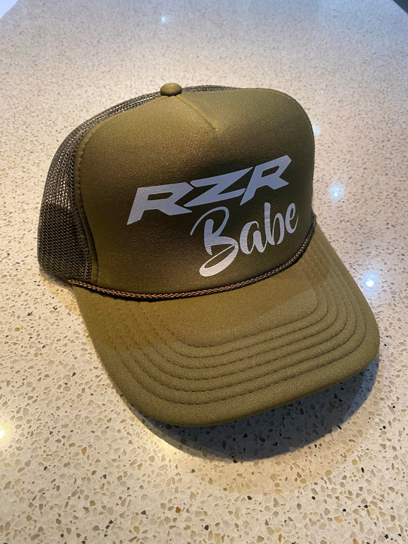 RA Design Co. RZR Babe Army Green Trucker Hat