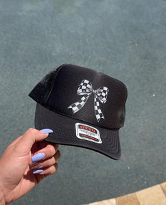 RA Design Co. Winner's Bow Black Trucker Hat