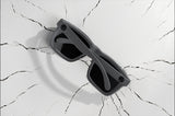 Heatwave Vise SATIN GREY FRAME BLACK LENSE