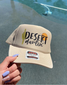 RA Design Co. Dez Darlin Tan Trucker Hat