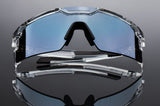 HEATWAVE FUTURETECH SUNGLASSES: VAPOR CLEAR FRAME SILVER LENS Z87+