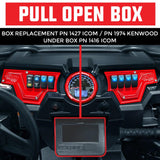 RZR Pull Open Box Replacement Icom Radio and Intercom Bracket