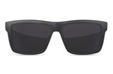 Heatwave Vise Black Frame, Black Lens, Black Emblem Sunglasses